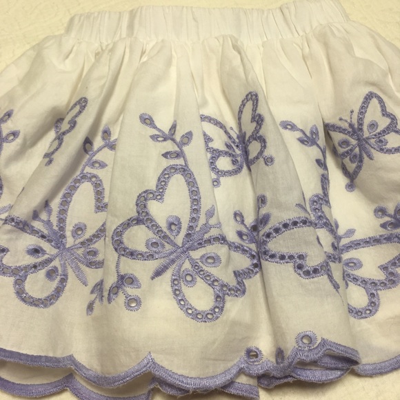 18m (4/$20) Eyelet Butterfly Lined Skirt by Cat & Jack - Picture 3 of 9
